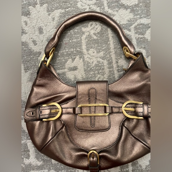 Jimmy Choo Metallic Tulita Hobo - Picture 5 of 7